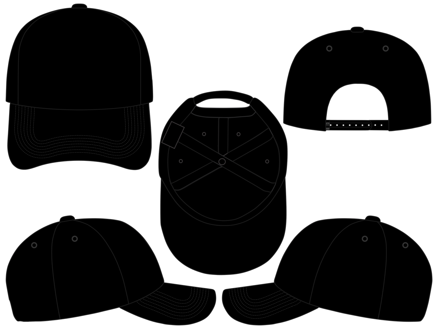 Plantilla 2D Gorra